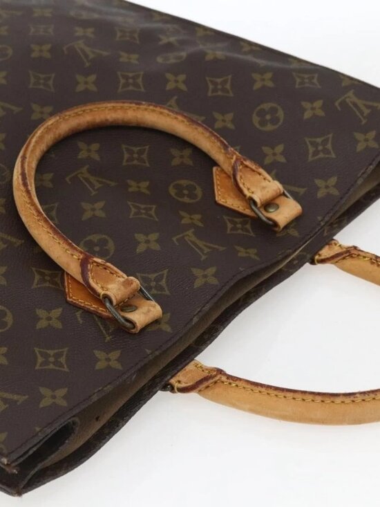 LOUIS VUITTON Monogram Sac Plat Hand Bag M51140 LV Auth BA9399 - Picture 7 of 16